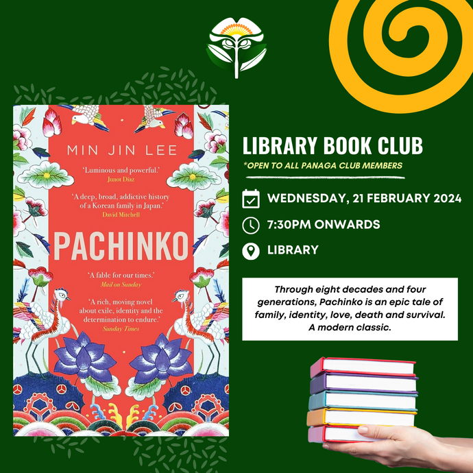 Library Book Club: Pachinko by Min Jin Lee