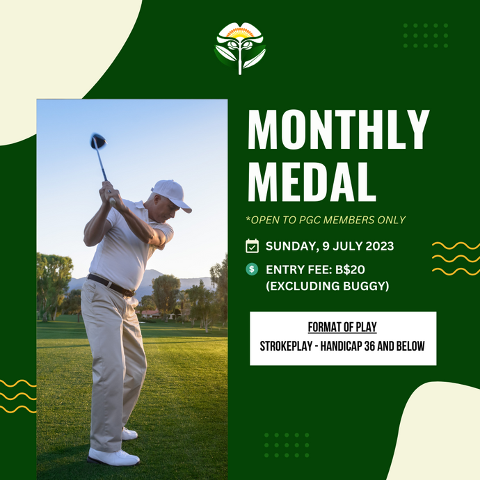 Monthly Medal Golf Tournament