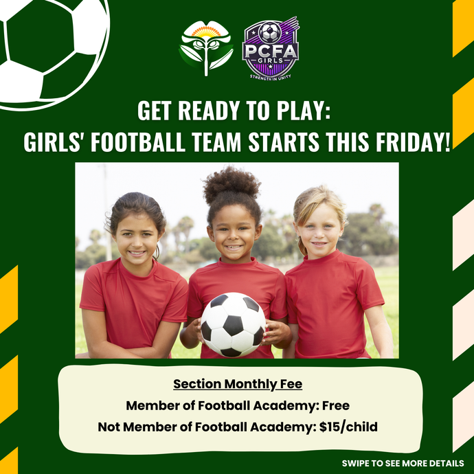 Get Ready to Play:  Girls' Football Team Starts This Friday!