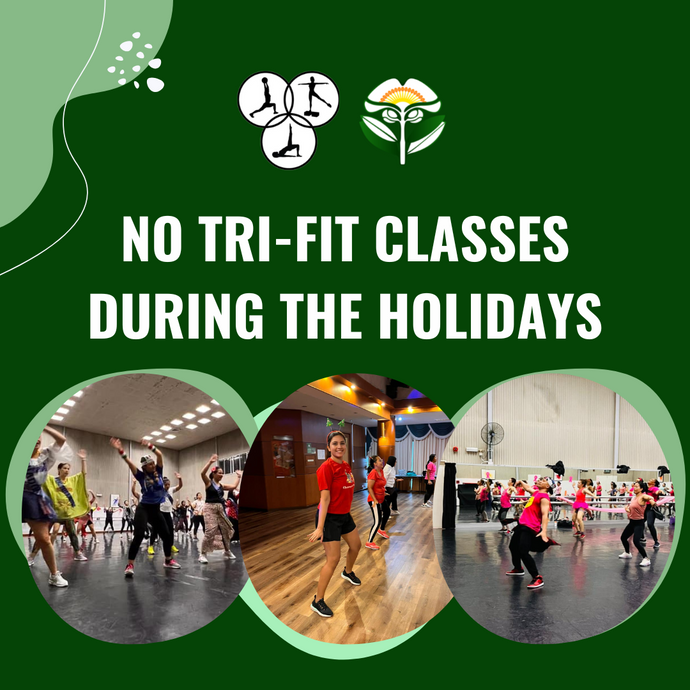 No Tri-fit Classes During The Holidays