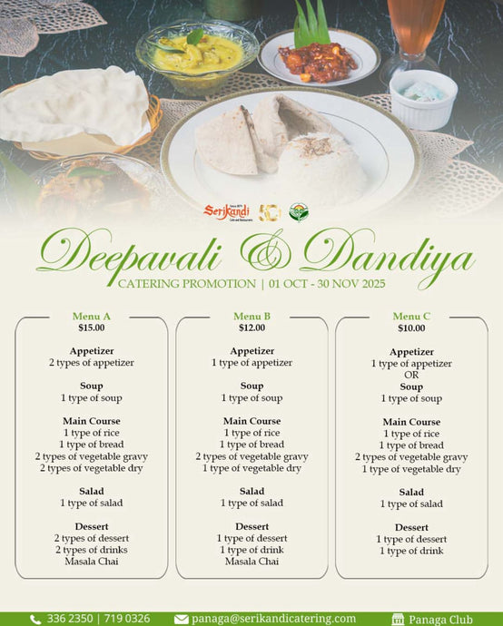 Deepavali & Dandiya Catering Promotion