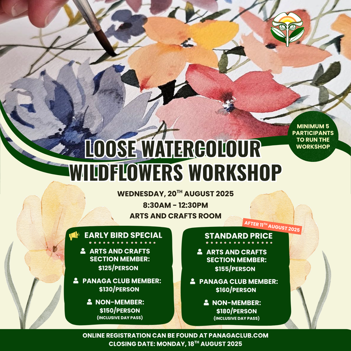 Loose Watercolour Wildflowers Workshop With Jillian