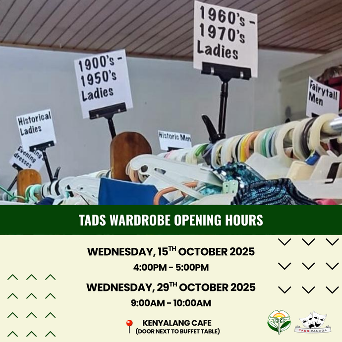👕✨ TADS Wardrobe Opening Hours – October ✨👗