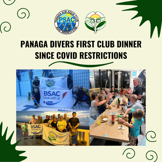 Panaga Divers First Club Dinner Since Covid Restrictions