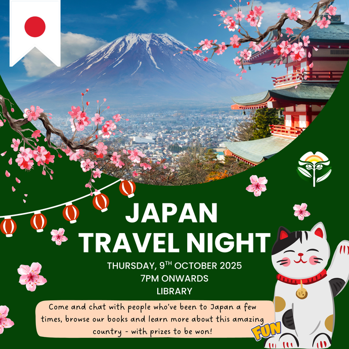 Japan Travel Night with Library Section