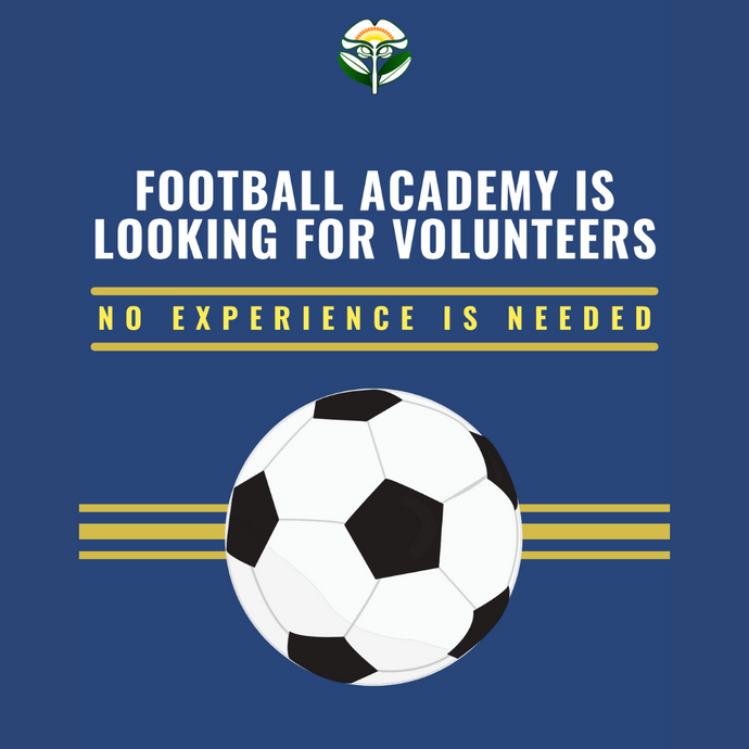 Football Academy is looking for volunteers!