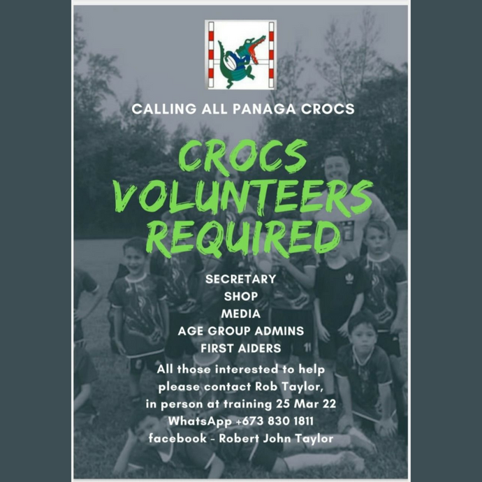 Crocs Volunteers Required