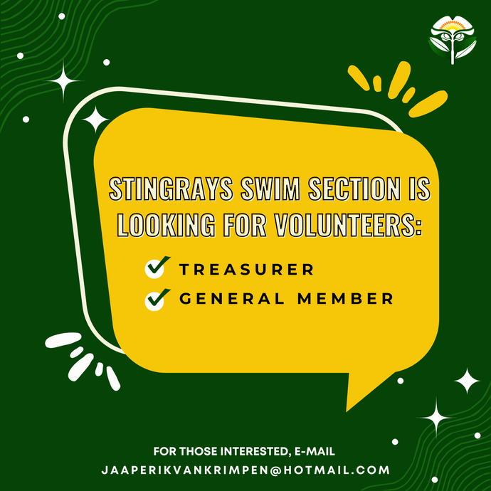 Stingrays Swim Section Is Looking For Volunteers