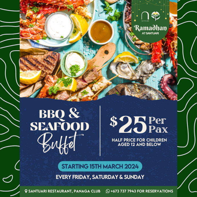 BBQ & Seafood Buffet With Santuari