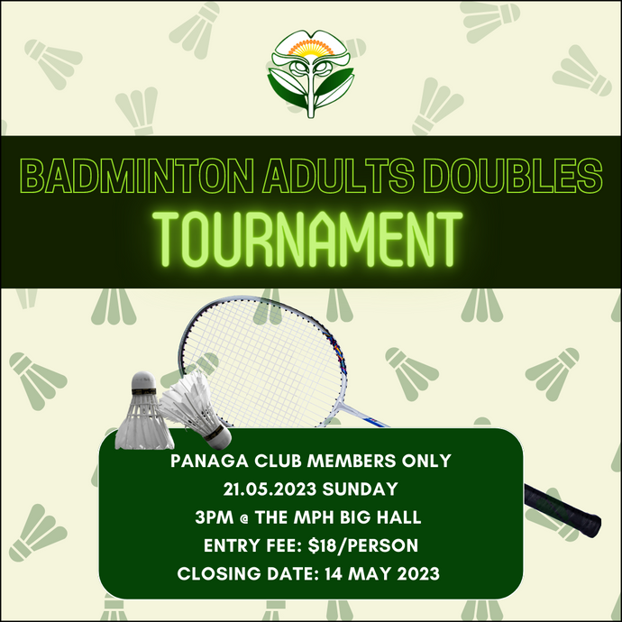 Badminton Adults Doubles Tournament