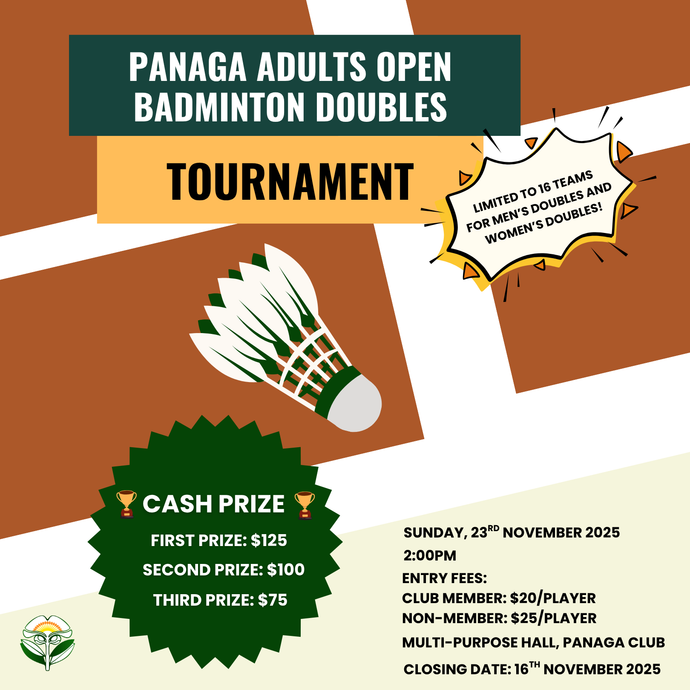 Panaga Adults Open Badminton Doubles