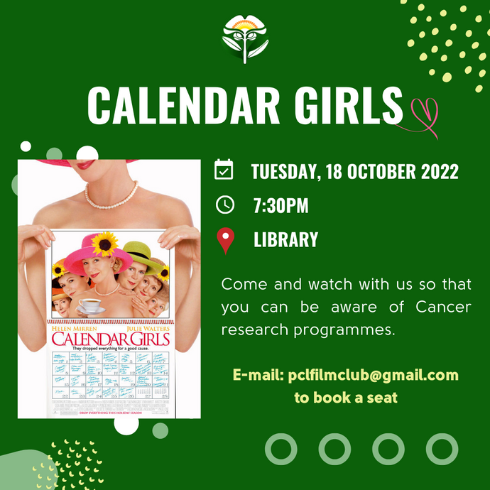 Calendar Girls By Film Club