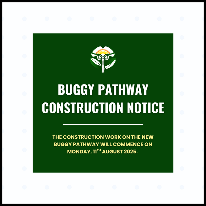 Buggy Pathway Construction Notice