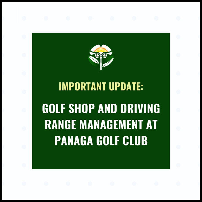 Important Update: Golf Shop and Driving Range Management at Panaga Golf Club