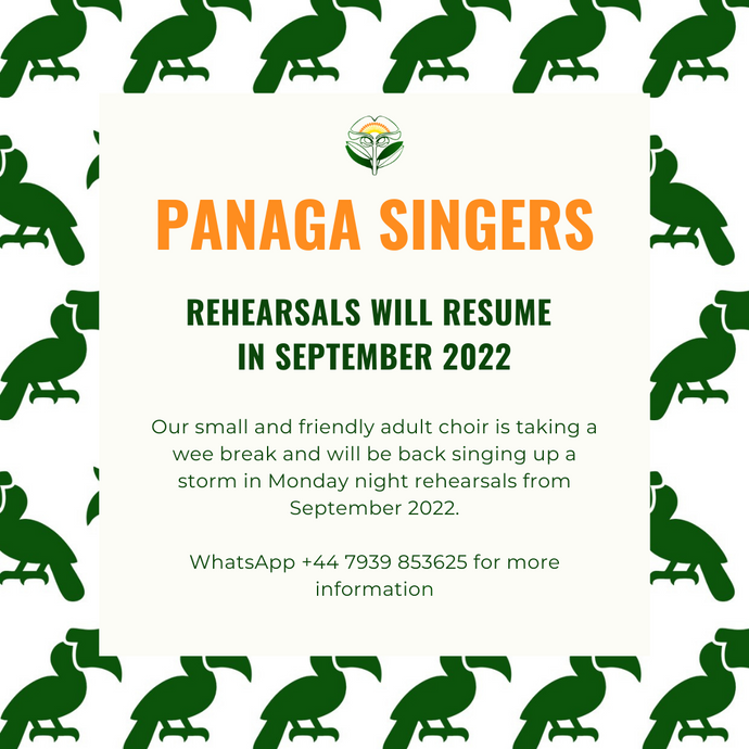 Panaga Singers Will Be Taking a Break!