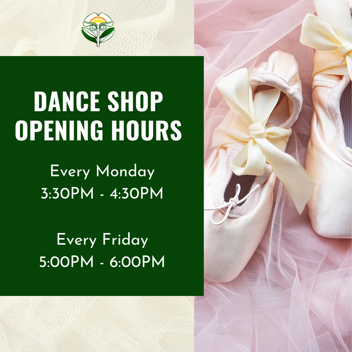 Dance Shop Opening Hours
