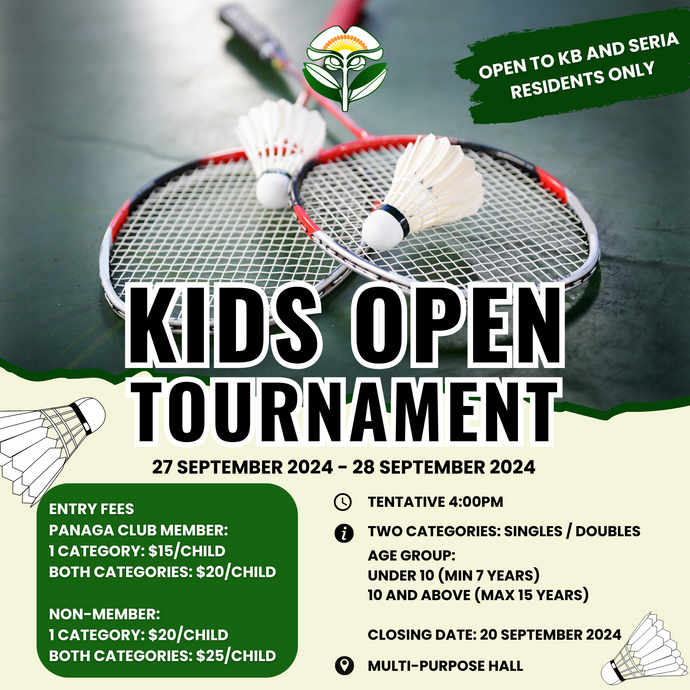 Kids Open Badminton Tournament