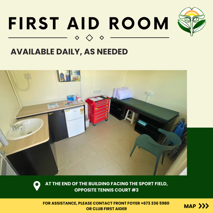 First Aid Room Now Available at Panaga Club 🏥🌿