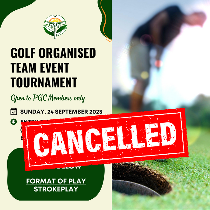 Golf Organised Team Event Tournament