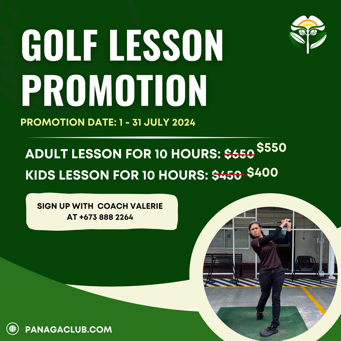 July Golf Lesson Promotion