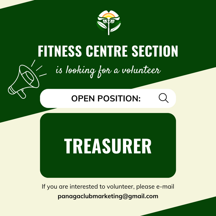 Fitness Centre Section Is Looking For A Volunteer