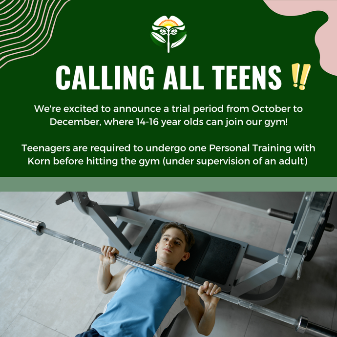 Exciting News For Young Teen Gym Enthusiast