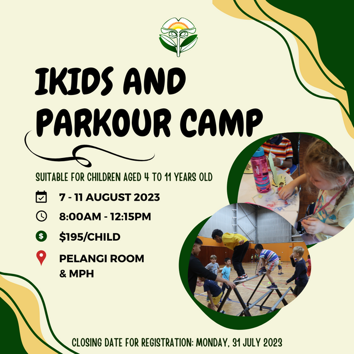 Ikids and Parkour Camp (7 - 11 August 2023)