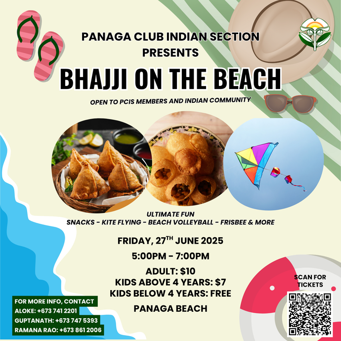 Bhajji on the Beach by Panaga Club Indian Section