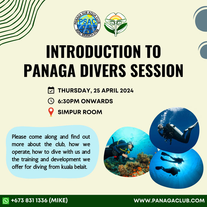 Introduction To Panaga Divers Session