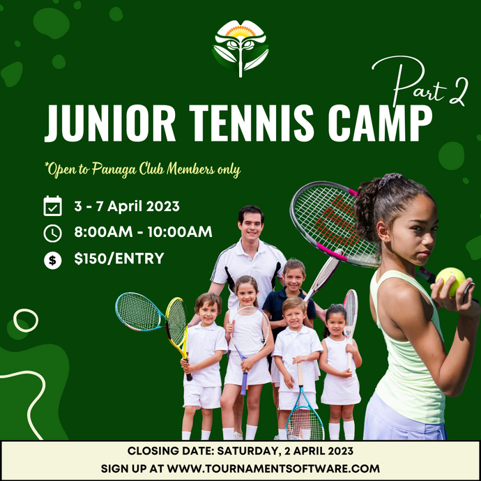 Junior Tennis Camp Part 2