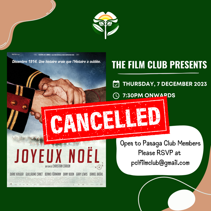 Cancelled - The Film Club: Joyeux Noel