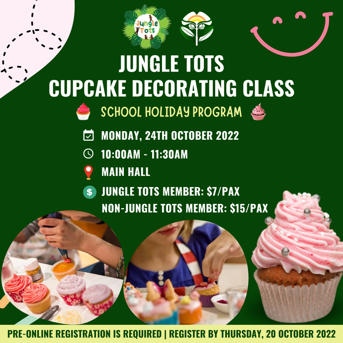 Jungle Tots Cupcake Decorating Class