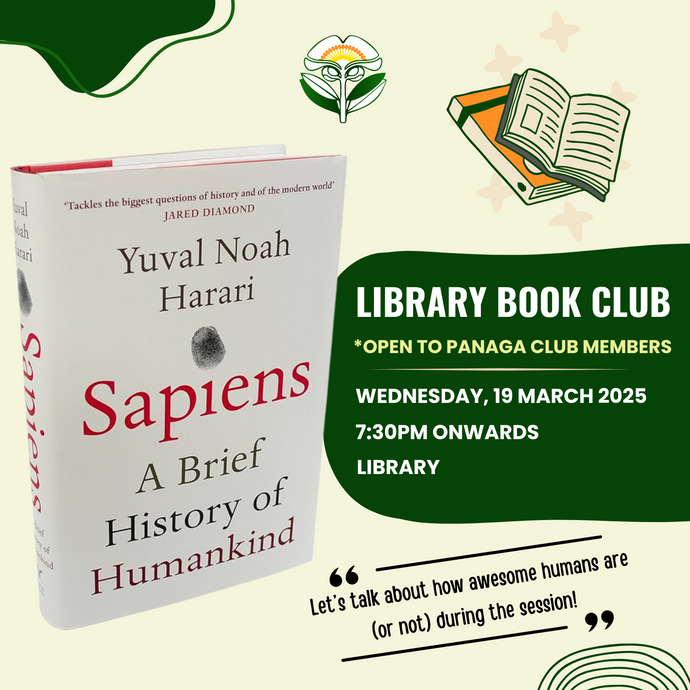 Library Book Club: Sapiens by Yuval Noah Harari