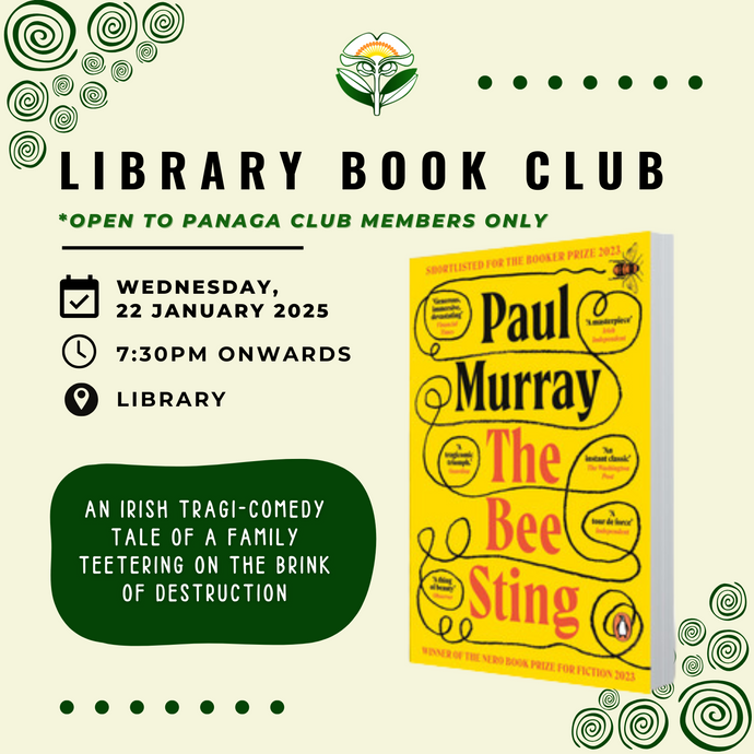 Library Book Club: The Bee Sting by Paul Murray