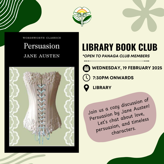 Library Book Club: Persuasion by Jane Austen