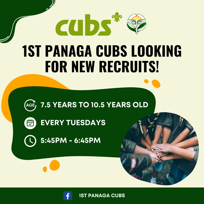 1st Panaga Cubs Looking For New Recruits!