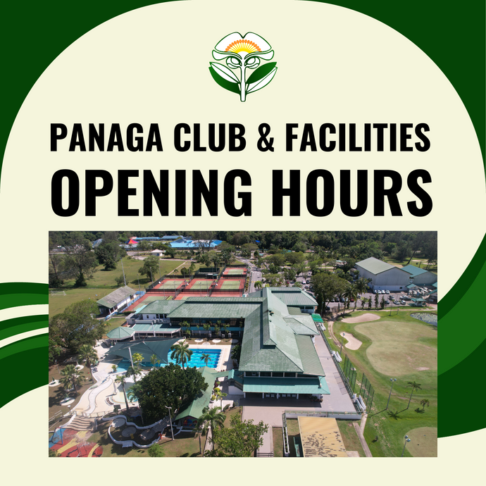 Panaga Club & Facilities Opening Hours