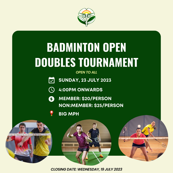 Badminton Open Doubles Tournament