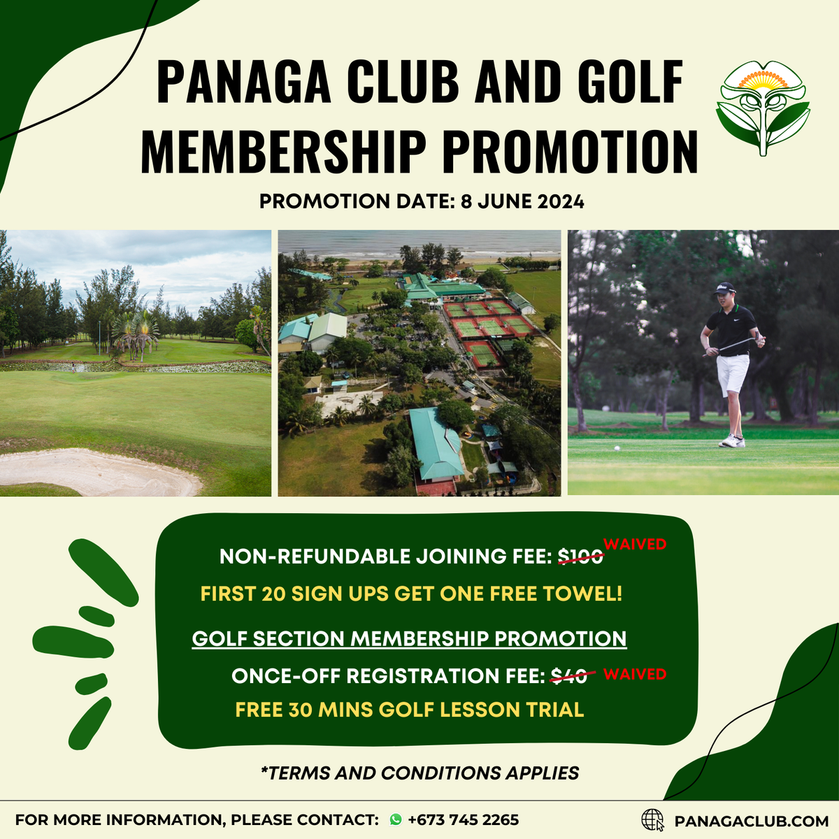 Panaga Club and Golf Membership Promotion During Golf Open Day