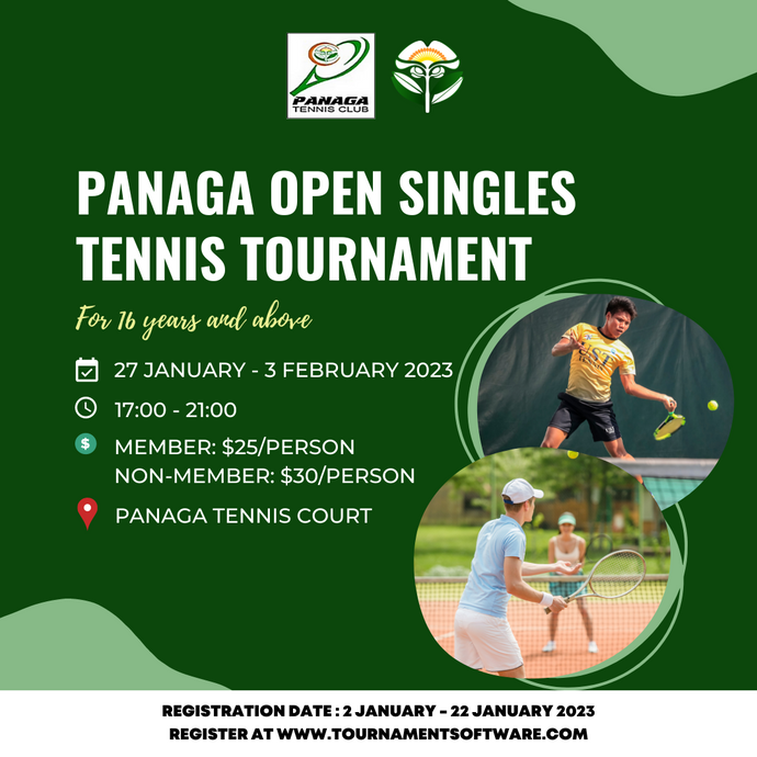 Panaga Open Singles Tennis Tournament