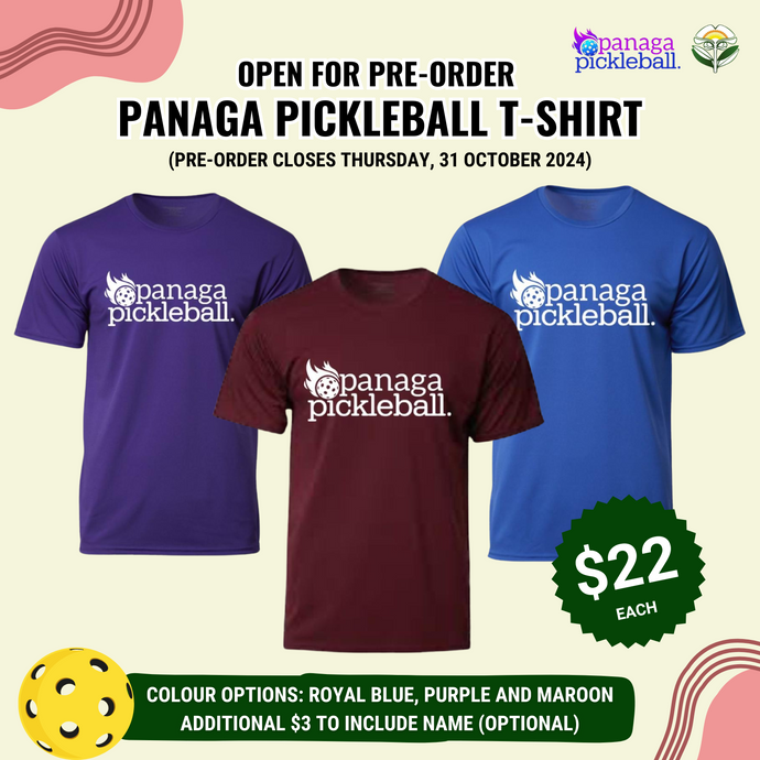 Open For Pre-order Panaga Pickleball T-Shirt