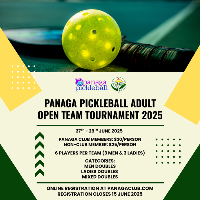 Panaga Pickleball Adult Open Team Tournament 2025