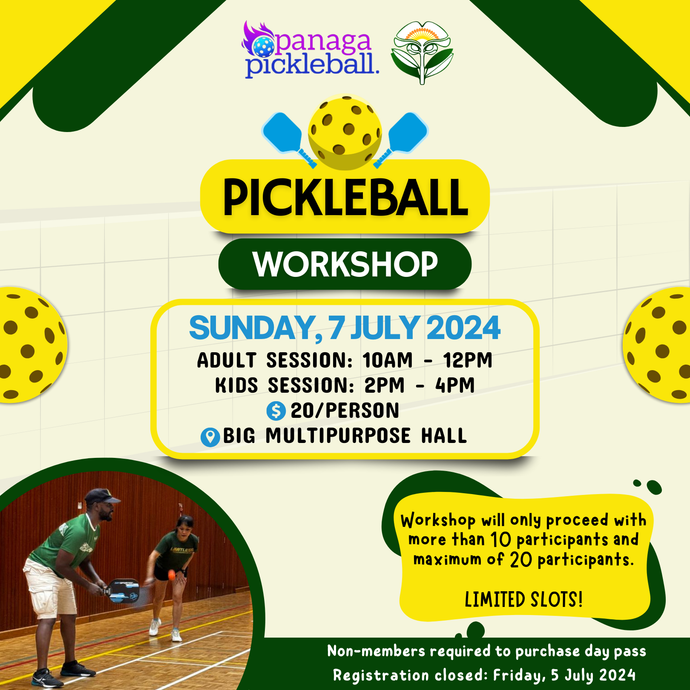 Adults and Kids Pickleball Workshop