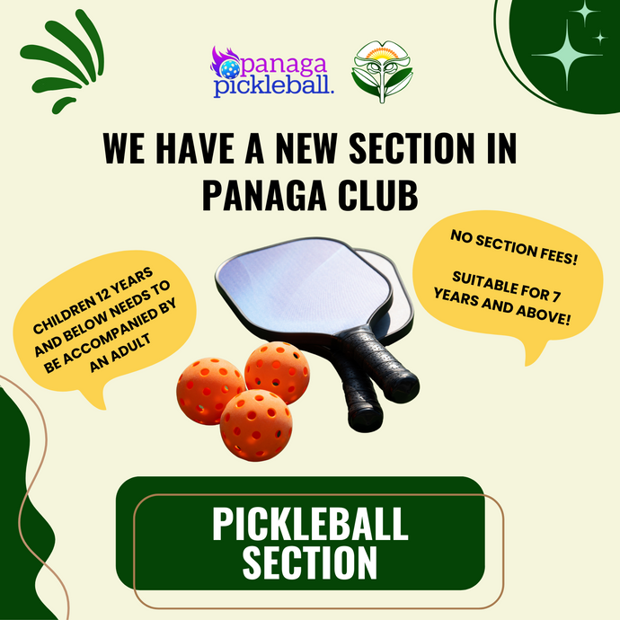 New Section in Panaga Club : Pickleball Section