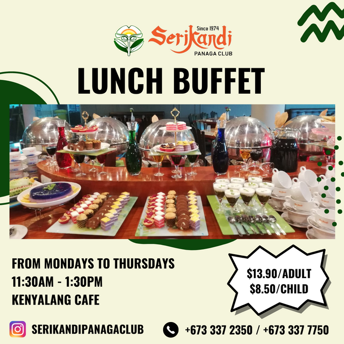 Weekly Lunch Buffet Menu for 23 - 26 January 2023