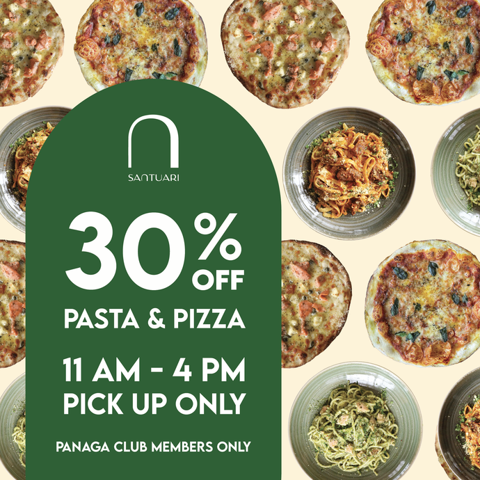 30% Off on Pasta & Pizza by Santuari