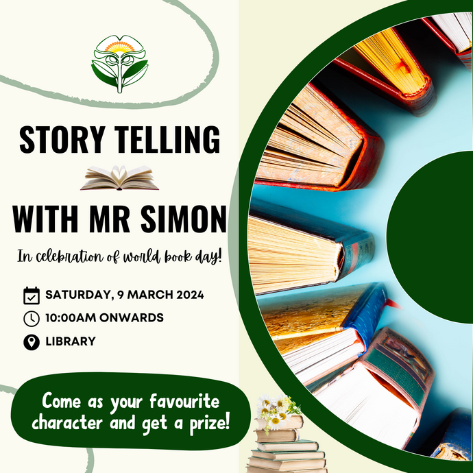 Story Telling With Mr Simon In Celebration of World Book Day