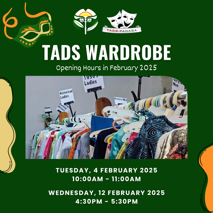 TADS Wardrobe Opening Hours in February 2025