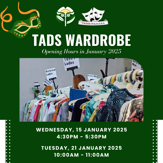 TADS Wardrobe Opening Hours in January 2025