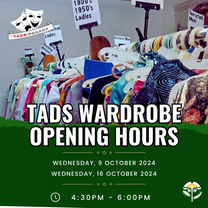 TADS Wardrobe Opening Hours for October 2024